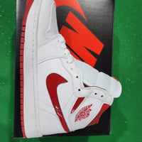 Sneakers, White Red Colorway, Lace Up Design, Casual Gift for Sneaker Fans