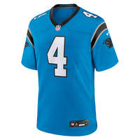 Carolina Panthers Tetairoa McMillan Blue Alternate Game Jersey