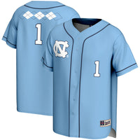 #1 North Carolina Tar Heels Lightweight Softball Jersey - Carolina Blue