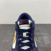 Retro Low Top Sneakers, White Yellow Purple Colorway, Lace Up Design, Casual Gift for Sneaker Fans