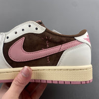 Low Top Sneakers, White Pink Colorway, Reverse Hook Design, Lace Up Design, Casual Gift for Sneaker Fans