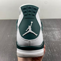 Low Top Sneakers, White Green Gray Colorway, Leather Footwear, Lace Up Design, Casual Gift for Sneaker Fans