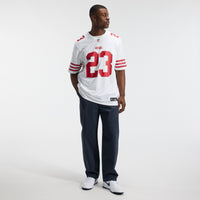 San Francisco 49ers Christian McCaffrey White Game Player Jersey