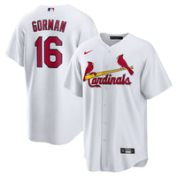 St. Louis Cardinals Nolan Gorman White Home Replica Jersey