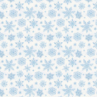 Blue Frost Christmas Gift Wrap, Winter Snowflake Wrapping Paper, Holiday Snowflake Present Paper, Elegant Christmas Gift Wrapping Paper