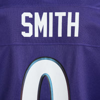 Baltimore Ravens Roquan Smith Purple Team Game Jersey