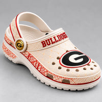 UGA in Cream - Bulldogs Clogs Built on Quiet Confidence