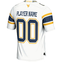 West Virginia Mountaineers NIL Pick-A-Player Football Jersey - White