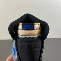 High Top Sneakers, White Black Blue Colorway, Lace Up Design, Casual Gift for Sneaker Fans