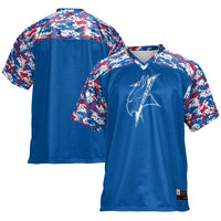 Elizabeth City State University Vikings Football Jersey - Royal