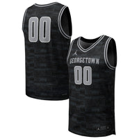#00 Black Georgetown Hoyas Replica Basketball Jersey