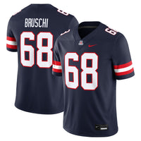 Tedy Bruschi Navy Arizona Wildcats Home Game Jersey