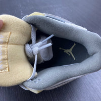Low Top Sneakers, White Gray Yellow Colorway, Lace Up Design, Casual Gift for Sneaker Fans