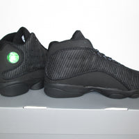 High Top Sneakers, Black Colorway, Leather Footwear, Lace Up Design, Casual Gift for Sneaker Fans