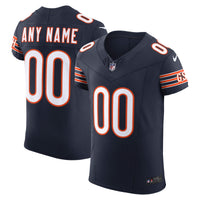 Chicago Bears Navy Elite Custom Jersey