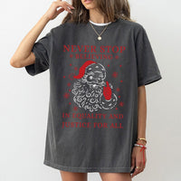 Equality and Justice Christmas Tee, Social Justice Santa T-Shirt, Progressive Holiday Graphic Shirt, Activist Christmas Season T-Shirt