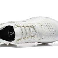 Low Top Sneakers, White Colorway, Lace Up Design, Casual Gift for Sneaker Fans