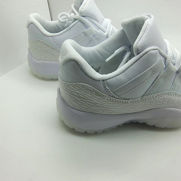 Low Top Sneakers, White Colorway, Cracked Pattern, Lace Up Design, Casual Gift for Sneaker Fans