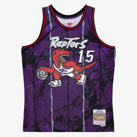 Toronto Raptors Vince Carter 1998 Team Marble Swingman Jersey - Purple
