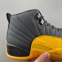 Low Top Sneakers, Black Yellow Gold Colorway, Lace Up Design, Casual Gift for Sneaker Fans
