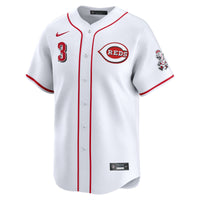 Cincinnati Reds Ke'Bryan Hayes White Home Limited Player Jersey