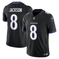Baltimore Ravens Lamar Jackson Black Alternate Alternate Stitched Limited Jersey
