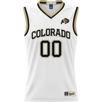 Colorado Buffaloes Lightweight NIL Pick-A-Player Basketball Jersey - White