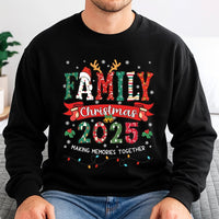 Making Memories Together Sweatshirt, Family Christmas 2025 Sweatshirt, Matching Family Holiday Sweater, Custom Xmas Crewneck Present
