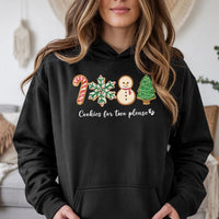 Gingerbread Christmas Pregnancy Announcement Hoodie, Cookies for Two Please Hoodie, Adorable Holiday Expecting Mom Hoodie, Winter Maternity Present