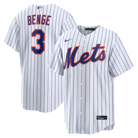 New York Mets Carson Benge White Home Replica Jersey