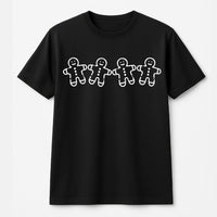 Adorable Holiday Cookie Shirt, Gingerbread Man T-Shirt, Adorable Christmas Baking Tee, Festive Gingerbread Graphic T-Shirt, Winter Present for Baker