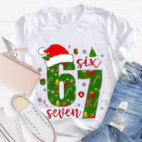 Festive Holiday Graphic Tee, Christmas Snowflake Santa Hat T-Shirt, Adorable Santa Hat Snowflake Shirt, Merry Christmas Unisex Winter Tee Shirt