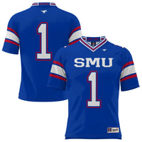 #1 SMU Mustangs Endzone Football Jersey - Royal