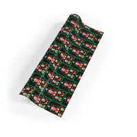 Adorable Santa Hat Dogs Sweater Gift Wrap, Christmas Puppy Wrapping Paper, Holiday Dog Wrapping Paper, Festive Pet Lover Present Paper Roll
