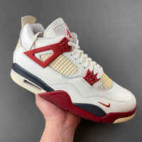 Low Top Sneakers, White Black Red Colorway, Lace Up Design, Casual Gift for Sneaker Fans