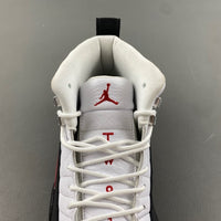 Low Top Sneakers, White Black Red Colorway, Lace Up Design, Casual Gift for Sneaker Fans