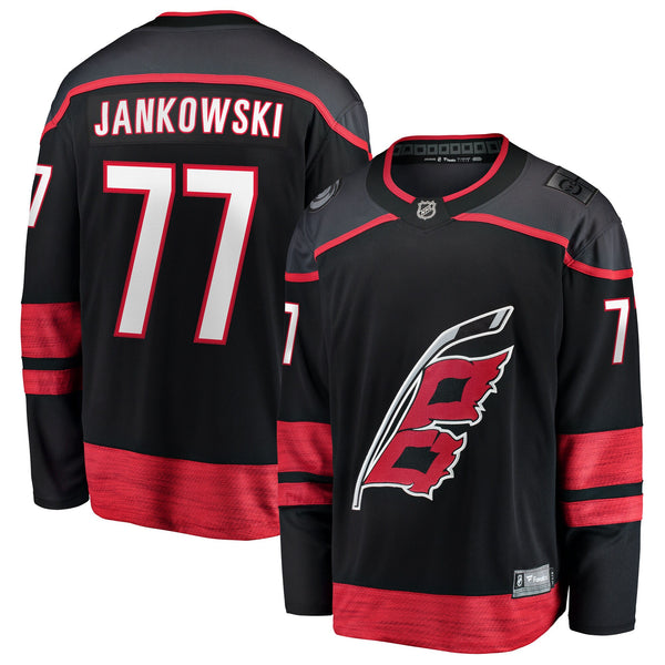 Carolina Hurricanes Mark Jankowski Black Home Breakaway Jersey