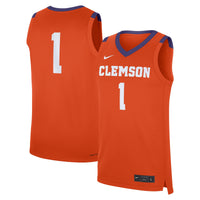 #1 Clemson Tigers Road Replica Jersey - Orange