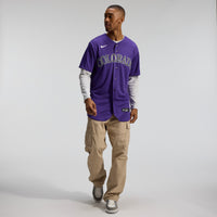 Colorado Rockies Purple Alternate Authentic Jersey