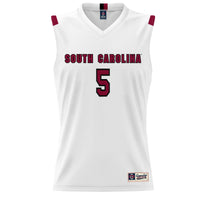 Victaria Saxton South Carolina Gamecocks Lightweight Basketball Alumni Jersey - White