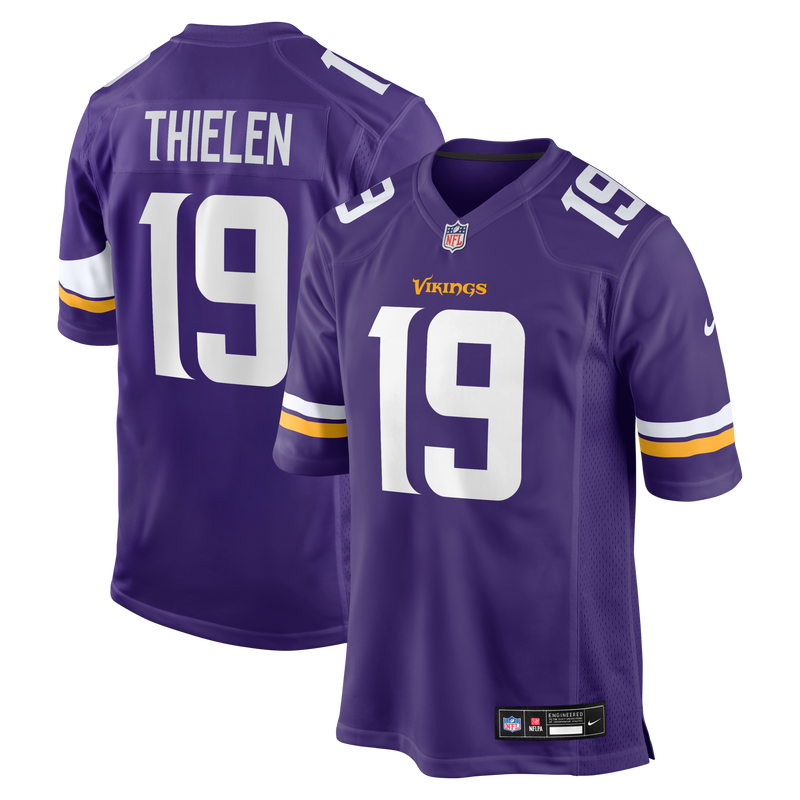 Minnesota Vikings Adam Thielen Purple Game Jersey