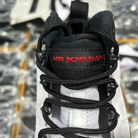High Top Sneakers, White Black Colorway, Lace Up Design, Casual Gift for Sneaker Fans