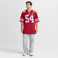 San Francisco 49ers Fred Warner Scarlet 80th Anniversary Game Jersey