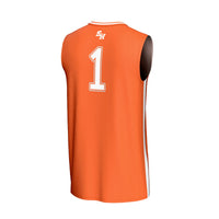 #1 Sam Houston State Bearkats Lightweight Collegiate Basketball Fashion Jersey - Orange