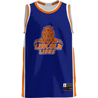 Lincoln Lions Lightweight Basketball Jersey - Blue