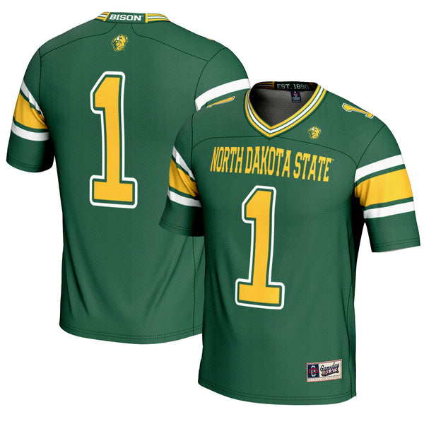 #1 NDSU Bison Endzone Football Jersey - Green