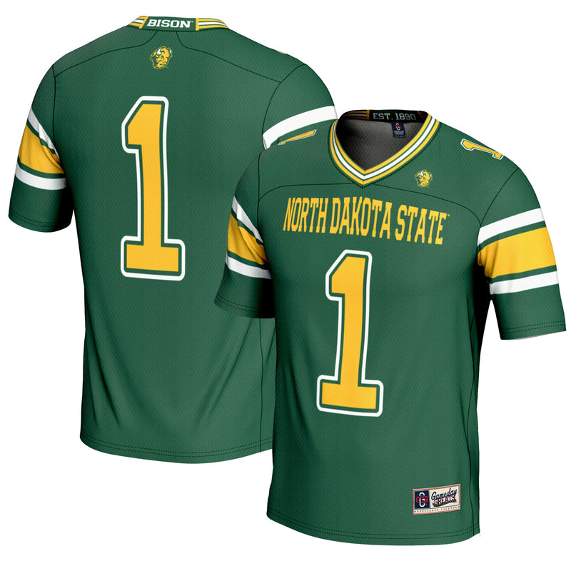 #1 NDSU Bison Endzone Football Jersey - Green