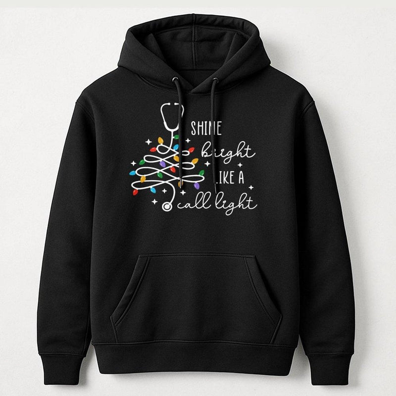 Stethoscope Tree Holiday Hoodie, Christmas Nurse Hoodie, Healthcare RN Sweatshirt, Nursing Student Medical Pullover Hoodie, Xmas Present