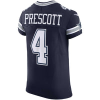 Dallas Cowboys Dak Prescott Navy Team Elite Jersey