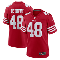 San Francisco 49ers Tatum Bethune Scarlet Game Jersey